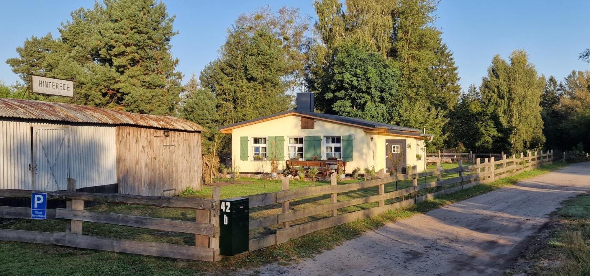 Ferienhaus Am Haff Hintersee Exterior foto